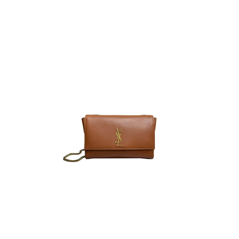 Brown YSL REVERSIBLE MEDIUM KATE
