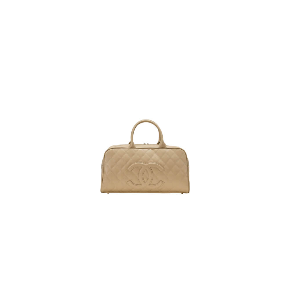 CHANEL Large Vintage Boston Bag