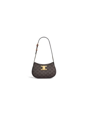 CELINE TILLY medium bag in shiny calf leather