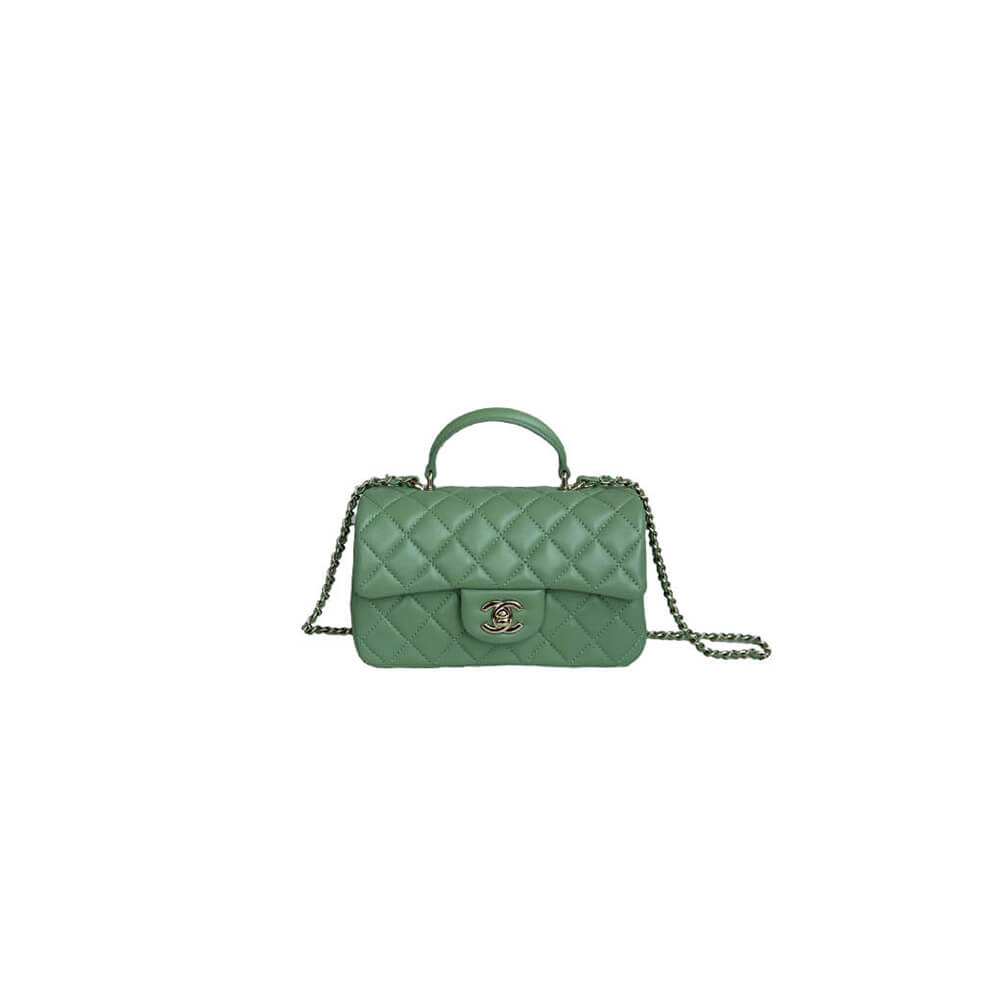 CHANEL Mini Classic Handbag With Top Handle