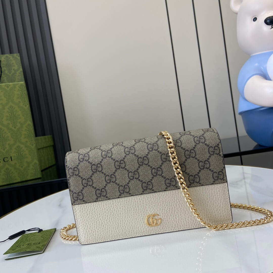 GG Marmont two-tone mini chain bag - Image 2