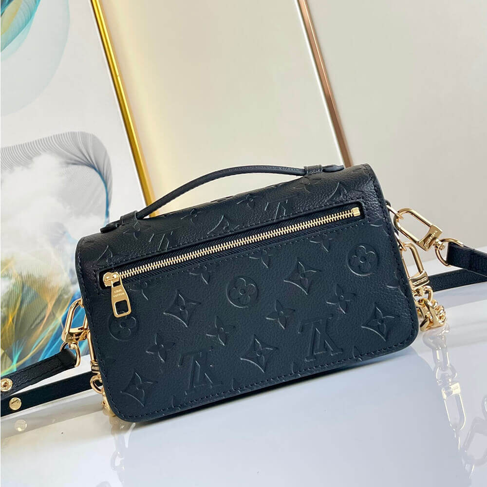 Black LV Pochette Metis East West - Image 4