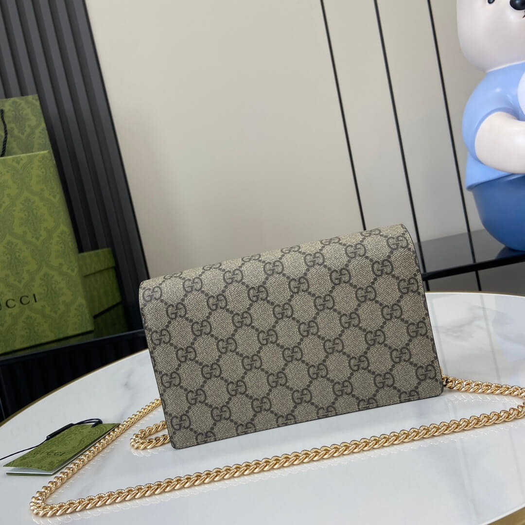GG Marmont two-tone mini chain bag - Image 4