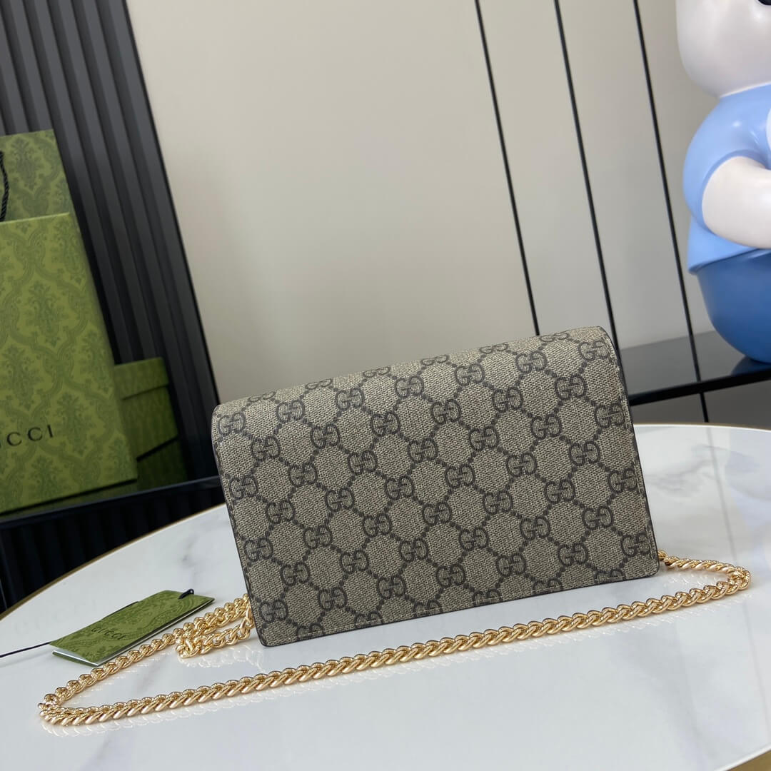 GG Marmont two-tone mini chain bag - Image 4
