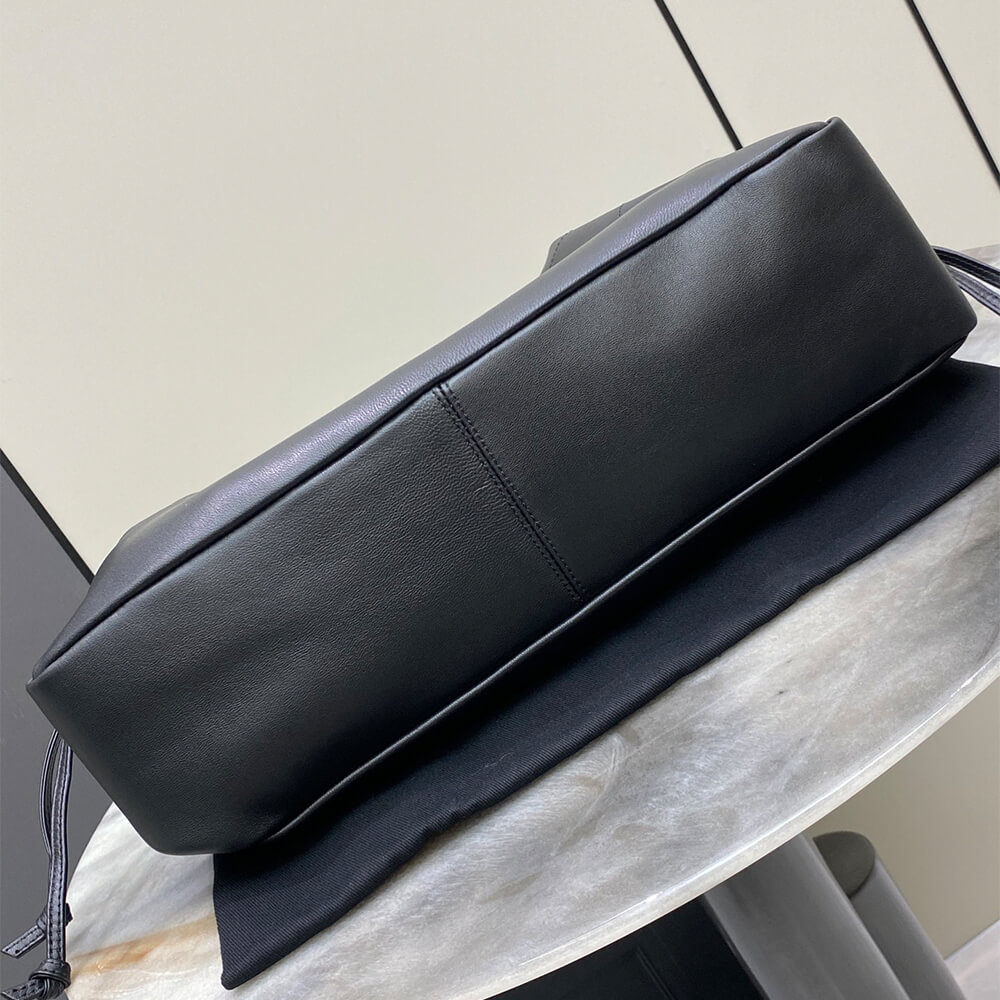 Black YSL JAMIE SHOPPING BAG in lambskin - Image 5