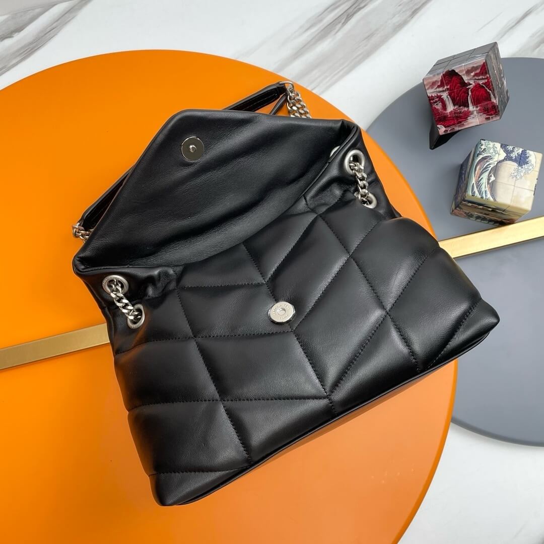 Black YSL PUFFER SMALL in Nappa leather - Image 6