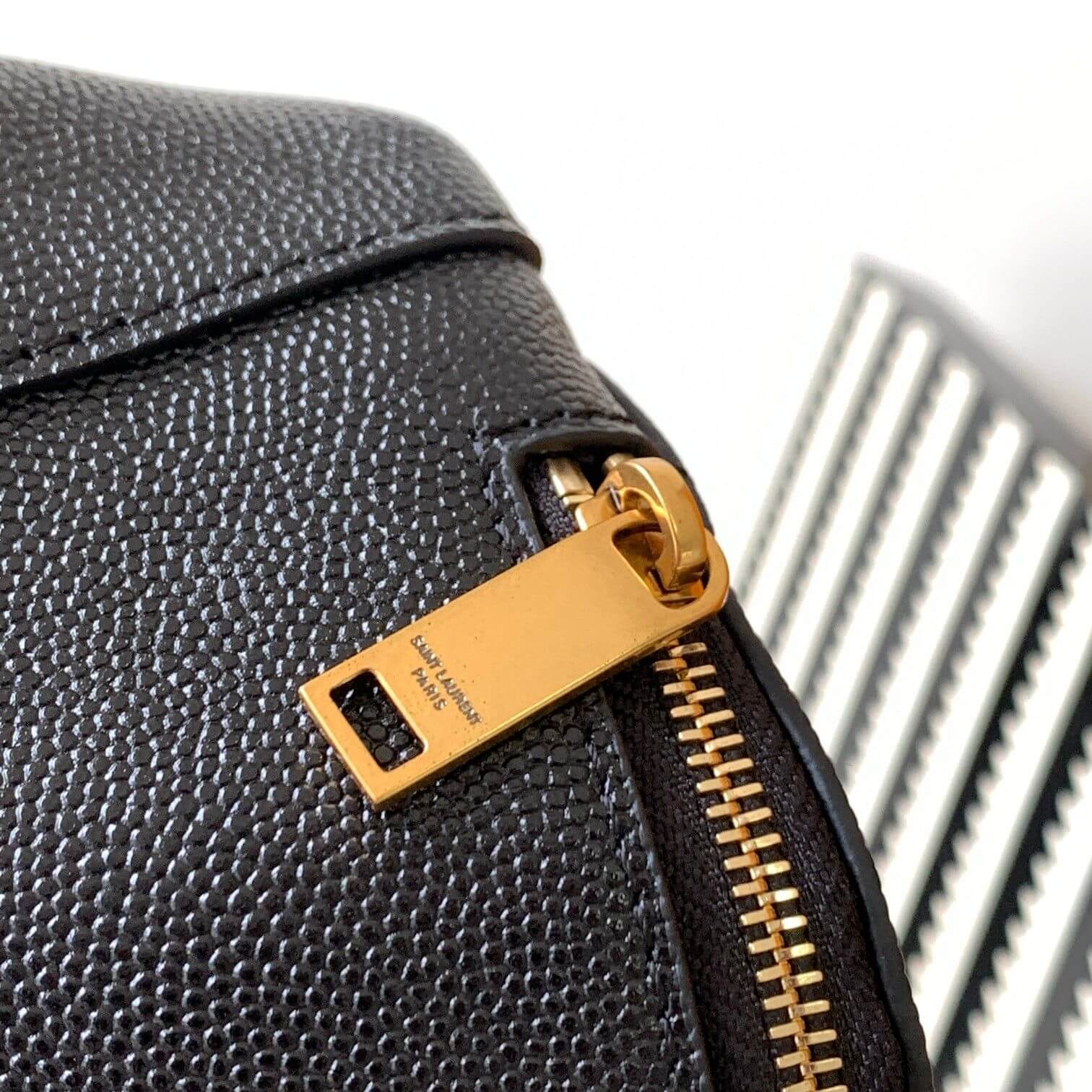 YSL CASSANDRE CLASSIC belt Bag in grain de poudre embossed leather - Image 6
