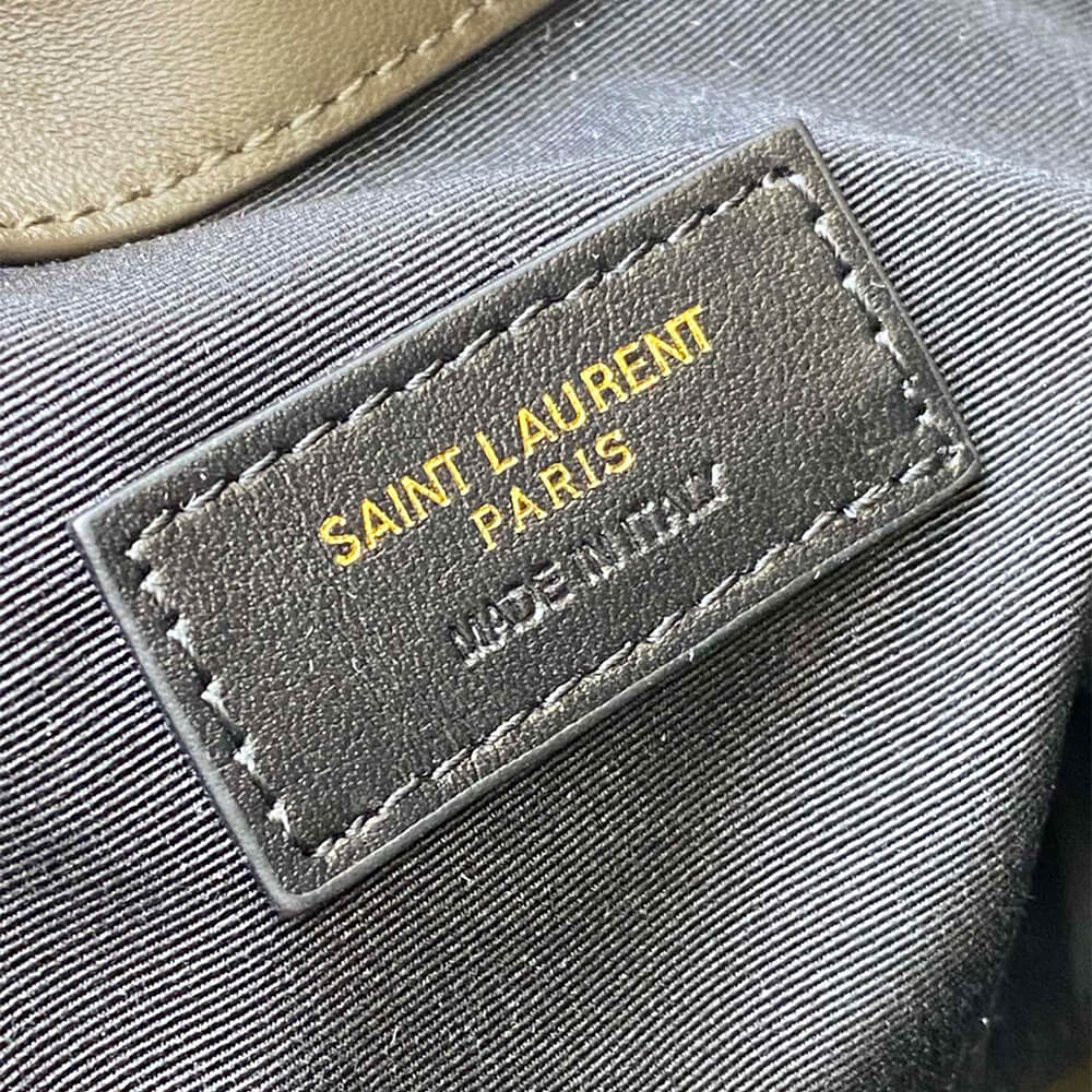 LIGHT MUSK YSL JAMIE SHOPPING BAG in lambskin - Image 7