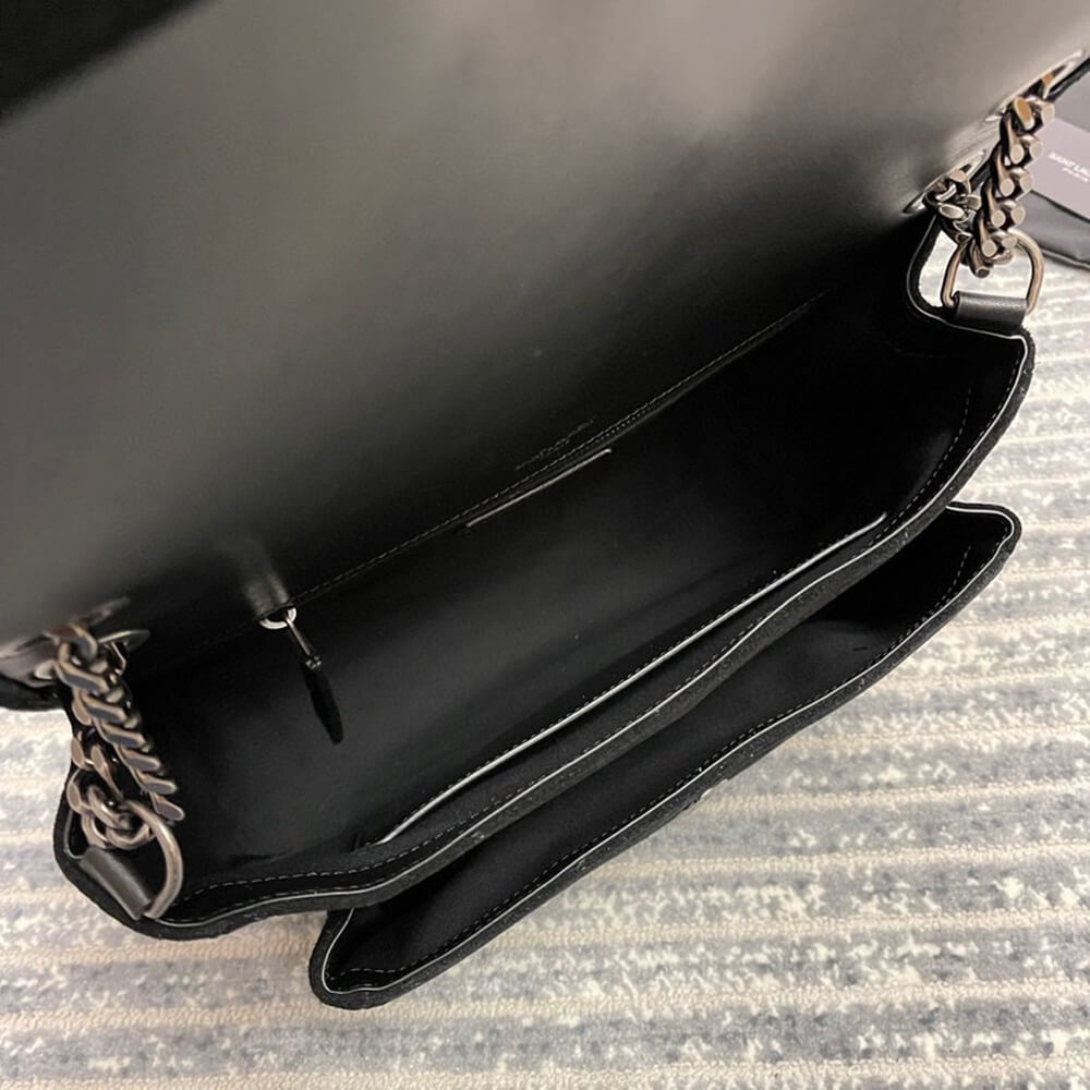 Grosgrain SAINT LAURENT NIKI MEDIUM IN SUEDE - Image 8